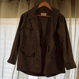 Universal Thread anorak Olive Utility Jacket with Hood